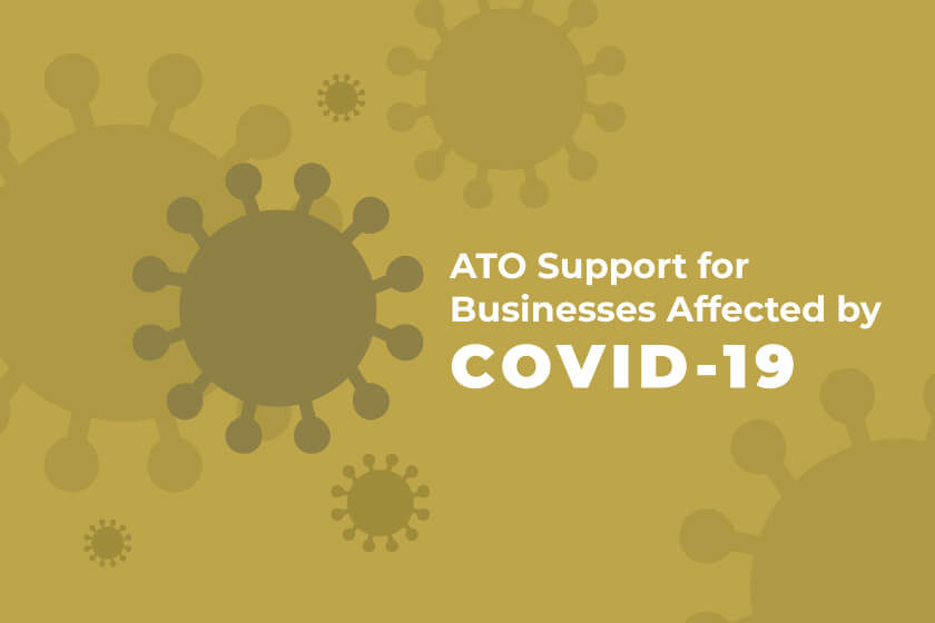 ATO support for businesses effected by COVID-19.