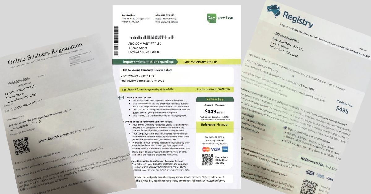 Asic Notice example - Morrows Advisory